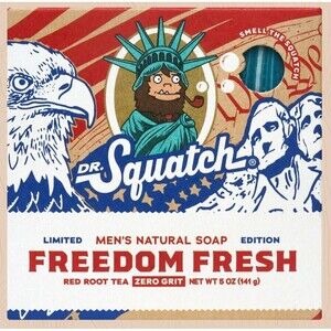 Dr. Squatch Freedom Fresh Limited Edition Soap New